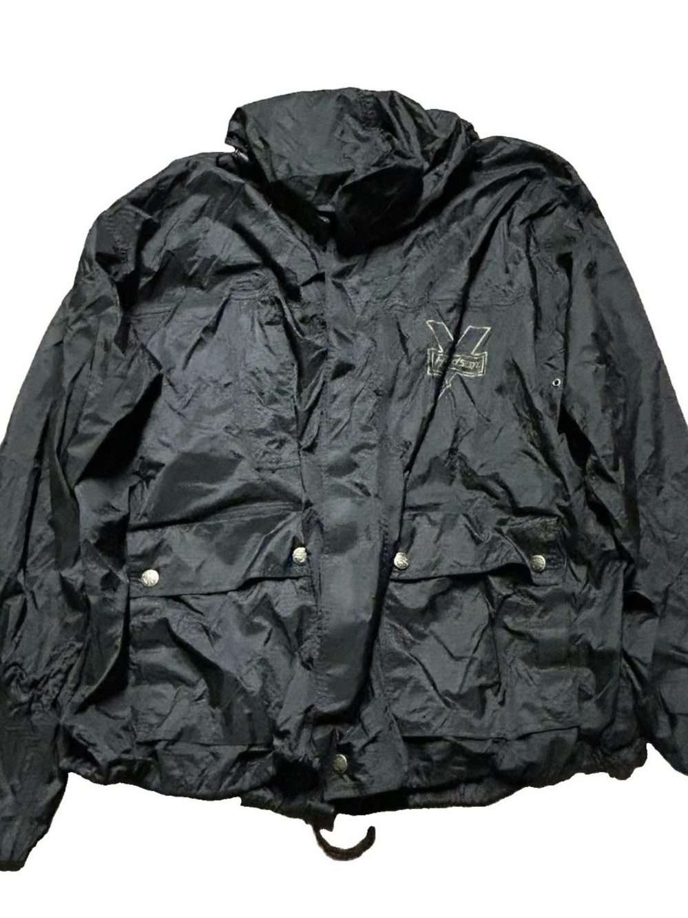 Men’s Harley Davidson Black Jacket Velcro Closure Size XL